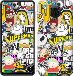 

Чехол Popular logos для Xiaomi Redmi Note 9S 932075