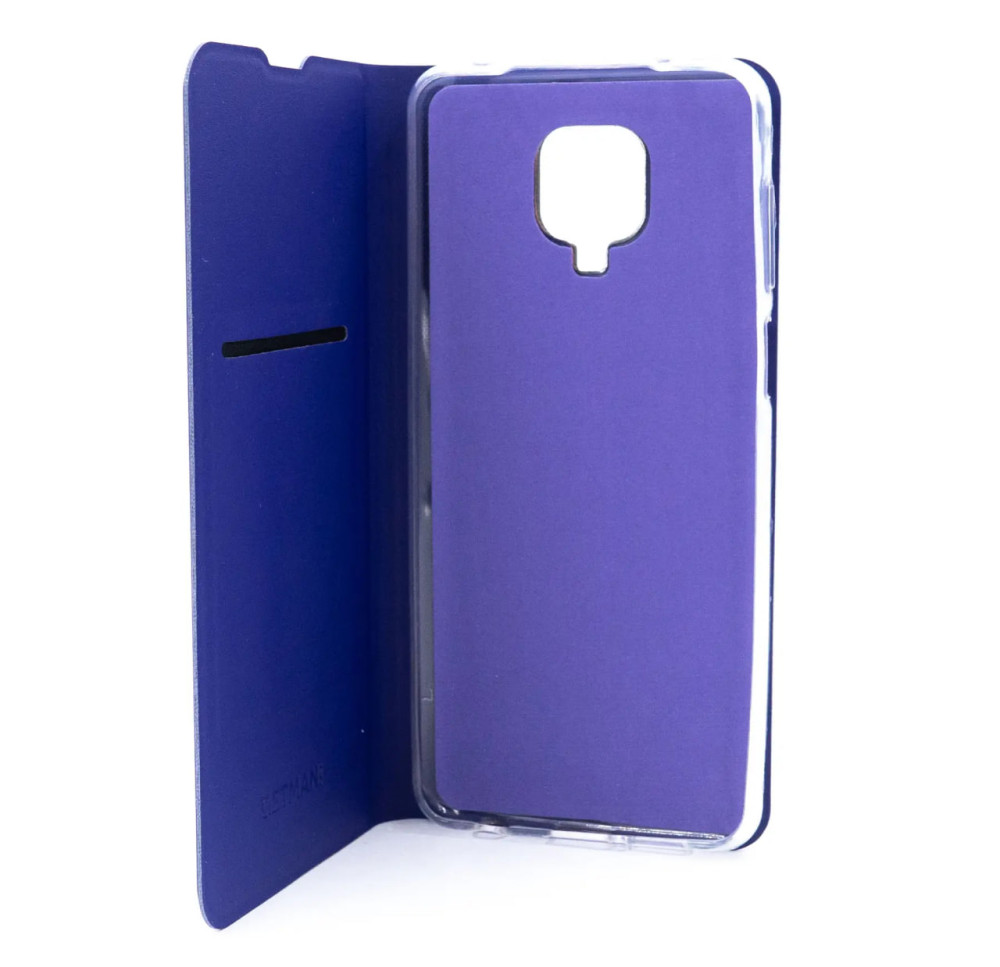 Заказать Кожаный чехол-книжка GETMAN Elegant (PU) для Xiaomi Redmi Note 9s / Note 9 Pro / Note 9 Pro Max (Фиолетовый) на vchehle.ua