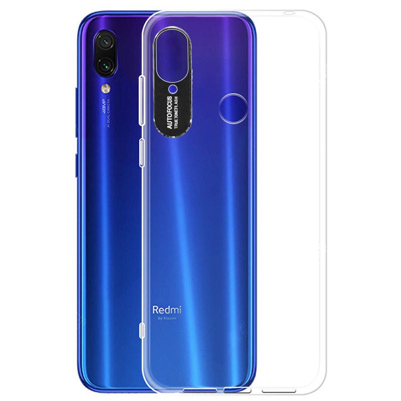

TPU чехол Epic clear flash для Xiaomi Redmi Note 7S (Бесцветный / Черный) 767143