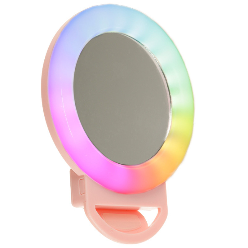 

Кольцевая лампа RGB для селфи "Ring Light" A4S 16 см (Розовый) 1114274