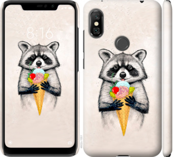 

Чехол Енотик с мороженым для Xiaomi Redmi Note 6 Pro 801259