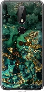 

Чехол Мрамор золото богатство для Nokia 6.1 Plus 1405765