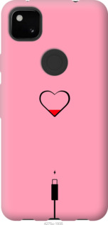 

Чехол Подзарядка сердца1 для Google Pixel 4A 1098034