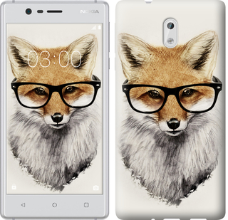 

Чехол Лис в очках для Nokia 3 634623