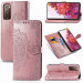 Купити Шкіряний чохол-книжка Art Case з візитницею на Samsung Galaxy S20 FE (Рожевий) на vchehle.ua