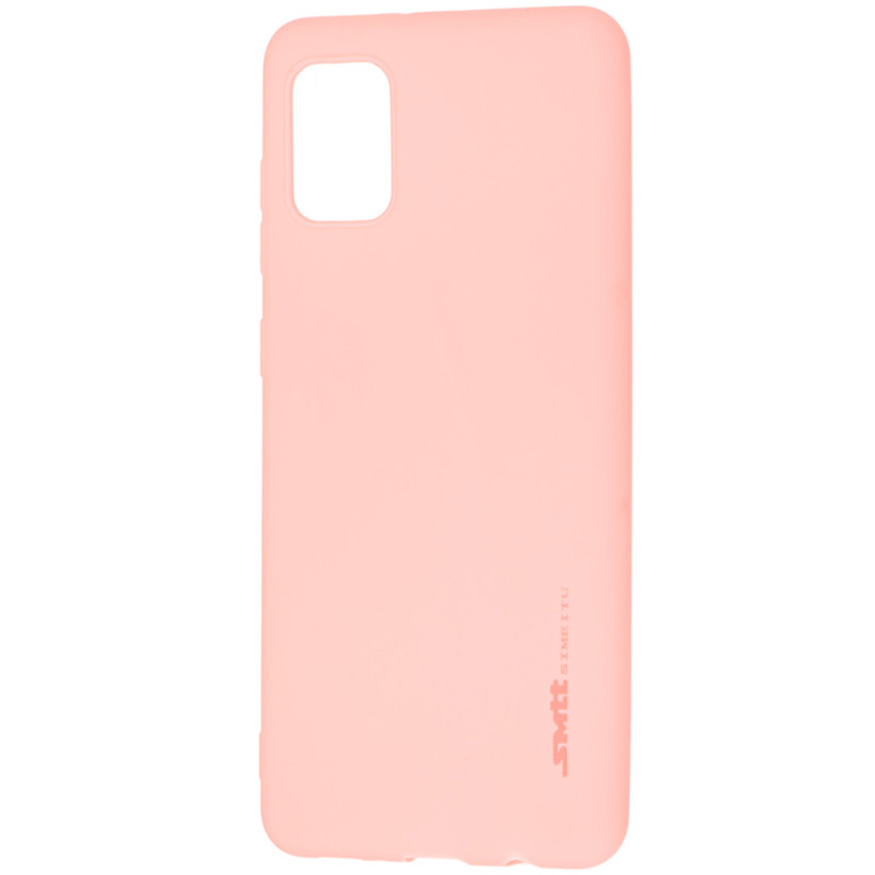 

TPU чохол матовый SMTT на Samsung Galaxy A31 (Рожевий (Soft touch)) 906507