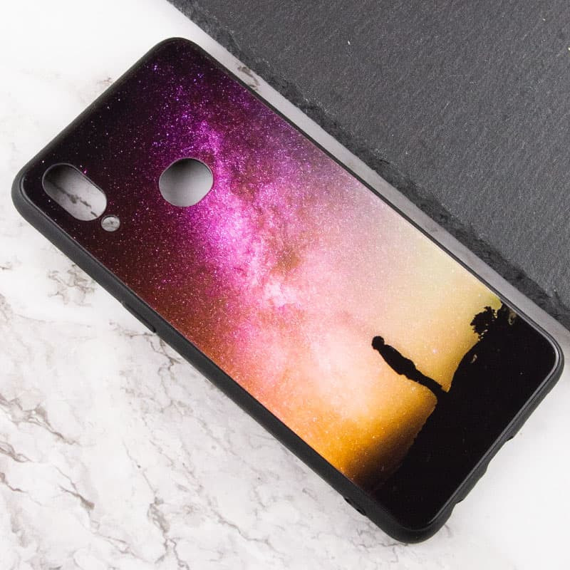 Фото TPU+Glass чехол Diversity для Samsung Galaxy A10s (Solitude) в магазине vchehle.ua