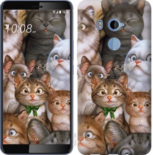 

Чехол коты для HTC U11 Plus 757662