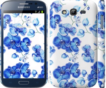 

Чехол Голубые орхидеи для Samsung Galaxy Grand I9082 724911