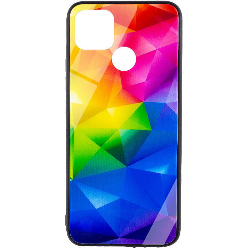 TPU+Glass чохол Diversity на Xiaomi Redmi 9C (Rainbow)