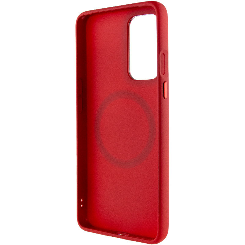 TPU чехол Bonbon Metal Style with Magnetic safe для OnePlus 9 Pro (Красный / Red) в магазине vchehle.ua