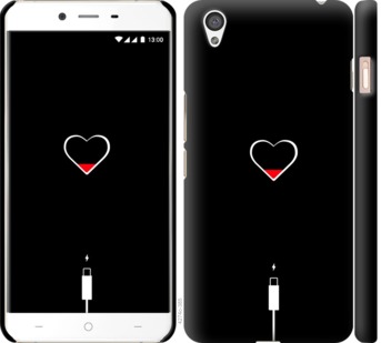 Чехол Подзарядка сердца для OnePlus X