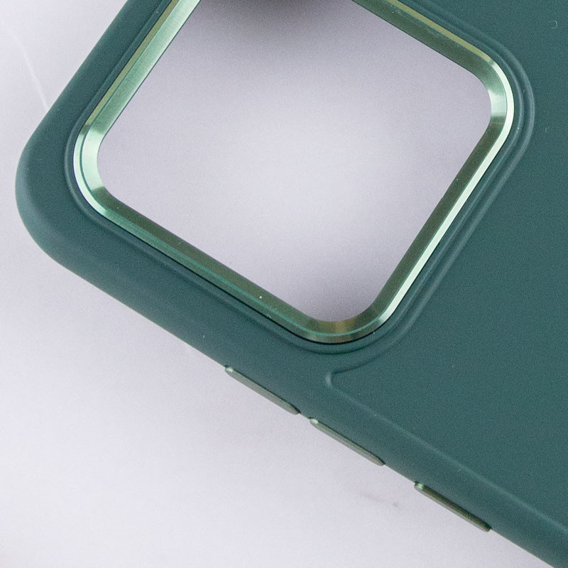 Купити TPU чохол Bonbon Metal Style на Xiaomi Redmi 10C (Зелений / Pine green) на vchehle.ua