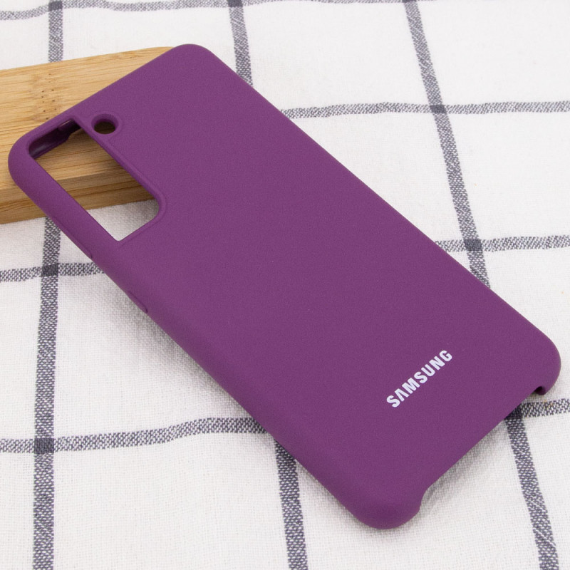 Фото Чехол Silicone Cover (AA) для Samsung Galaxy S21 (Фиолетовый / Grape) на vchehle.ua