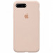 Чохол Silicone Case Full Protective (AA) на Apple iPhone 7 plus / 8 plus (5.5") (Рожевий  / Pink Sand)