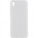 Чохол TPU GETMAN Liquid Silk Full Camera на Xiaomi Redmi 9A (Білий / White)