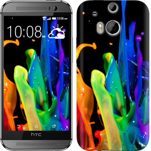 

Чохол бризки фарби на HTC One M8 381247