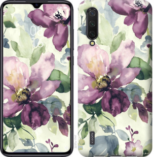 

Чехол Цветы акварелью для Xiaomi Mi 9 Lite 777239