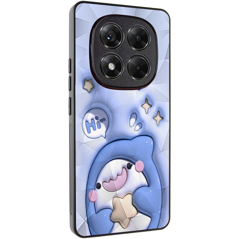 TPU+PC чохол Prisma Fluffie на Xiaomi Redmi Note 14 Pro 4G (Shark)