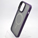 Купити TPU+PC чохол Metal Buttons with Magnetic Safe на Apple iPhone 14 Pro Max (6.7") (Темно-фіолетовий) на vchehle.ua