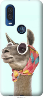 

Чехол Модная лама для Motorola One Vision 779329