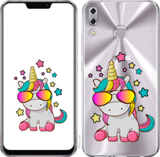 

Чехол Единорог в очках для Asus Zenfone 5 ZE620KL 911980