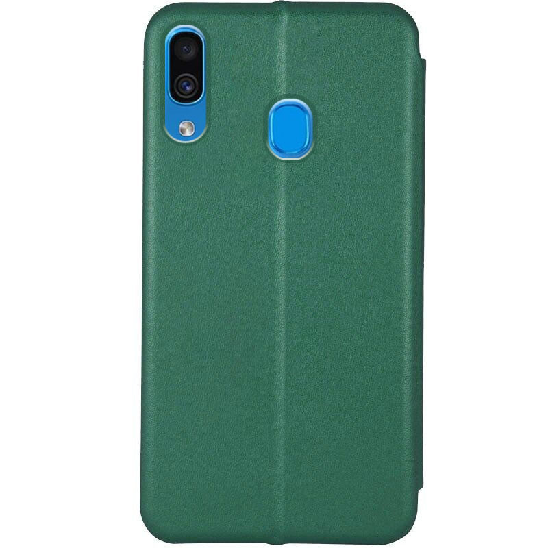 Фото Шкіряний чохол-книжка Classy на Samsung Galaxy A20 / A30 (Зелений) на vchehle.ua
