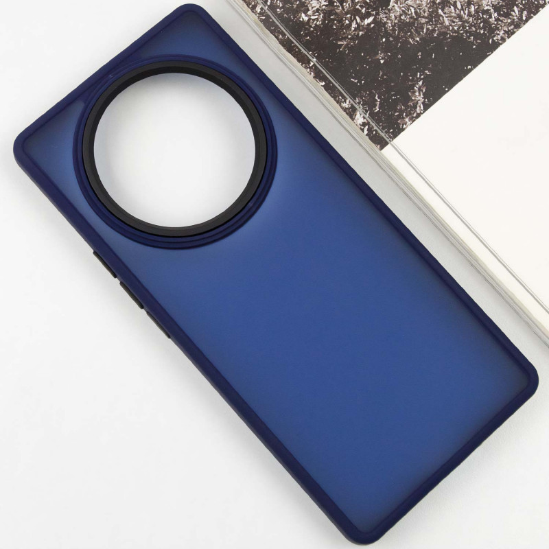 Фото Чехол TPU+PC Lyon Frosted для Xiaomi Redmi Note 14 Pro 4G (Navy Blue) на vchehle.ua