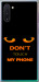 Чохол Don't touch the phone на Samsung Galaxy Note 10