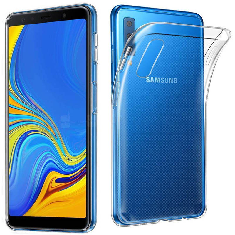 TPU чехол Epic Transparent 1,0mm для Samsung A750 Galaxy A7 (2018)