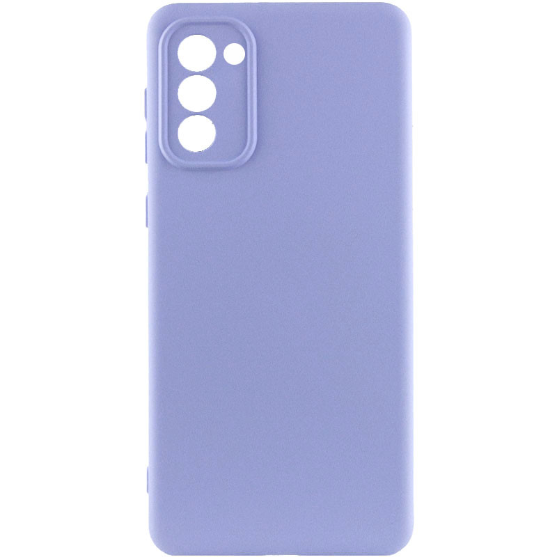 Чохол Silicone Cover Lakshmi Full Camera (AAA) на Samsung Galaxy S20 FE (Бузковий / Dasheen)