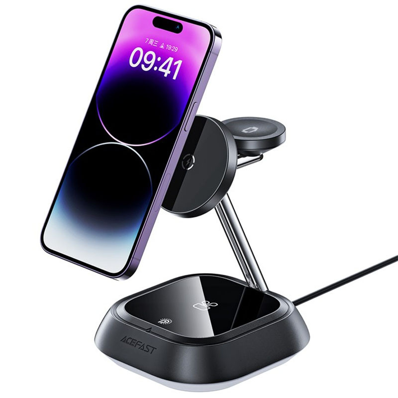 Купить БЗУ Acefast E16 desktop 3-in-1 (Black) на vchehle.ua