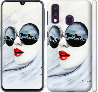 

Чохол Дівчина аквареллю на Samsung Galaxy A40 2019 A405F 710661