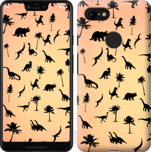 

Чехол Динозаврики 1 для Google Pixel 3 XL 894427