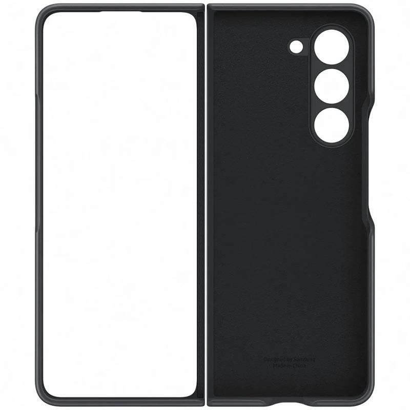 Замовити Шкіряний чохол Leather Case (AAA) на Samsung Galaxy Z Fold5 (Black) на vchehle.ua