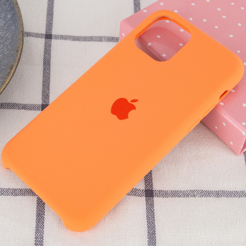 Фото Чехол Silicone Case (AA) для Apple iPhone 11 Pro Max (6.5") (Оранжевый / Papaya) на vchehle.ua