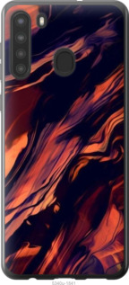

Чехол Черно-оранжевая абстракция для Samsung Galaxy A21 1404359
