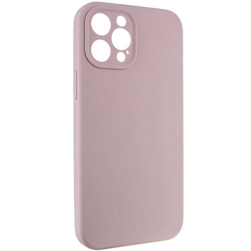 Фото Чехол Silicone Case Full Camera Protective (AA) NO LOGO для Apple iPhone 12 Pro Max (6.7") (Серый / Lavender) на vchehle.ua