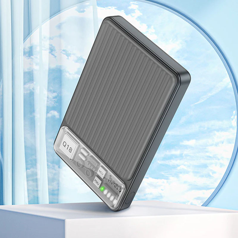 Фото Портативний ЗП Power Bank Hoco Q18 Tourer 22.5W із БЗУ 10000 mAh (Black) в маназині vchehle.ua