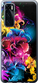 

Чехол Абстрактные цветы для Vivo V20 SE 1634099