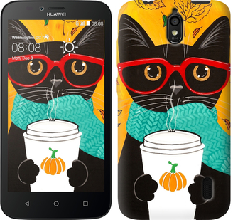 

Чохол Осінній кіт на Huawei Ascend Y625 639871