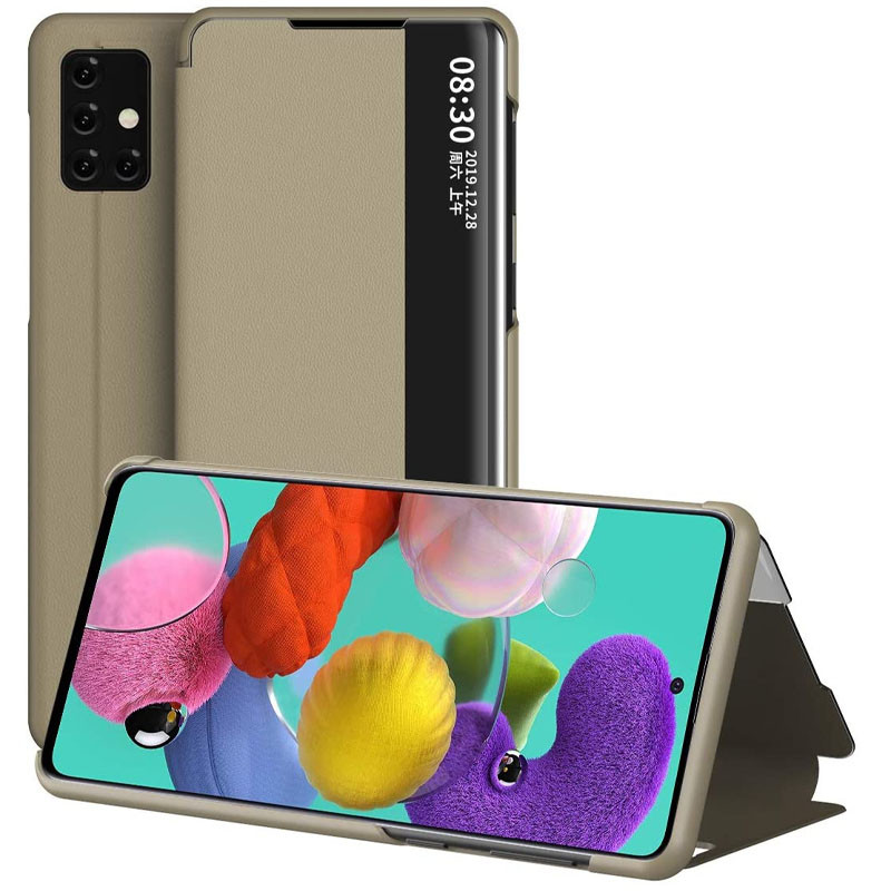 

Чехол-книжка Smart View Cover для Samsung Galaxy A51 (Золотой) 1117075