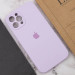 Купить Чехол Silicone Case Full Camera Protective (AA) для Apple iPhone 12 Pro (6.1") (Сиреневый / Lilac) на vchehle.ua