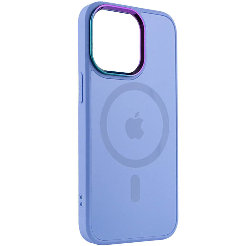 Фото Чехол TPU+Glass Sapphire Mag Evo case для Apple iPhone 14 Pro (6.1") (Lilac Blue) на vchehle.ua