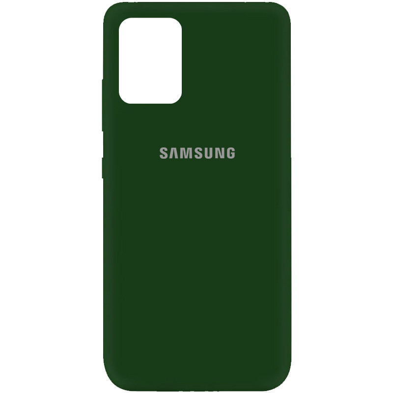 

Чохол Silicone Cover My Color Full Protective (A) для Samsung Galaxy A72 5G (Зелений / Dark green) 1130443