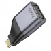 Фото Переходник Hoco UA34 Type-C to VGA (Metal grey) на vchehle.ua
