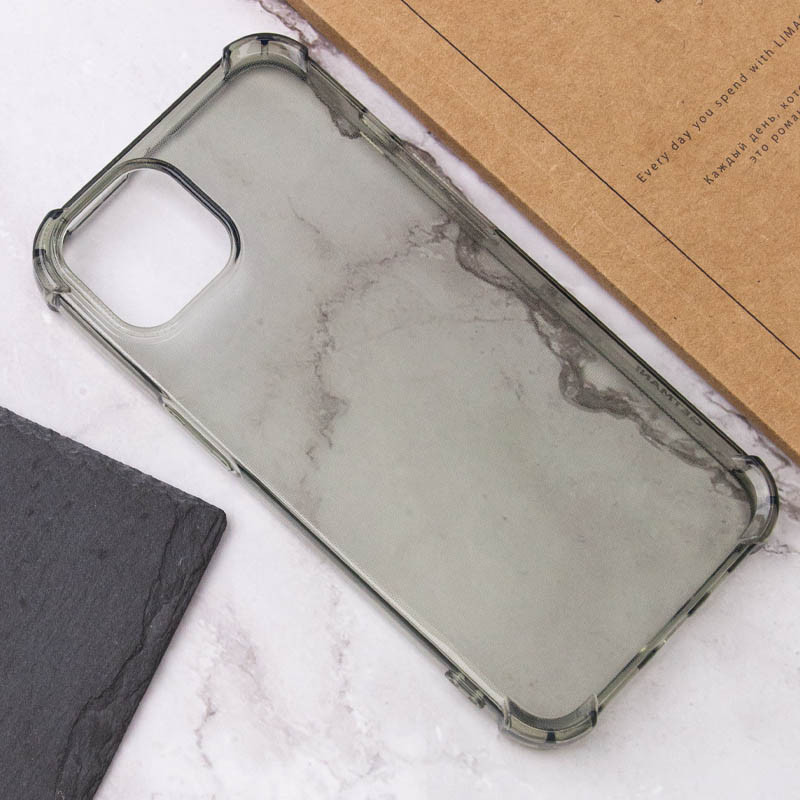 Купити TPU чохол GETMAN Ease logo посилені кути на Apple iPhone 14 (6.1") (Сірий (прозорий)) на vchehle.ua