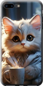 Чохол White cat на iPhone 8 Plus