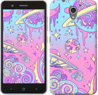 

Чехол Розовая галактика для ZTE A510 633683