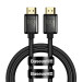Дата кабель Baseus HDMI High Definition Series 8KHDMI To 8KHDMI (Zinc alloy) (1m) (WKGQ000001))
